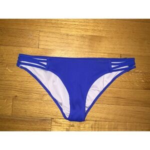 Shade &‎ Shore Blue Bikini Bottom, Strappy Swim Bottoms, Women's